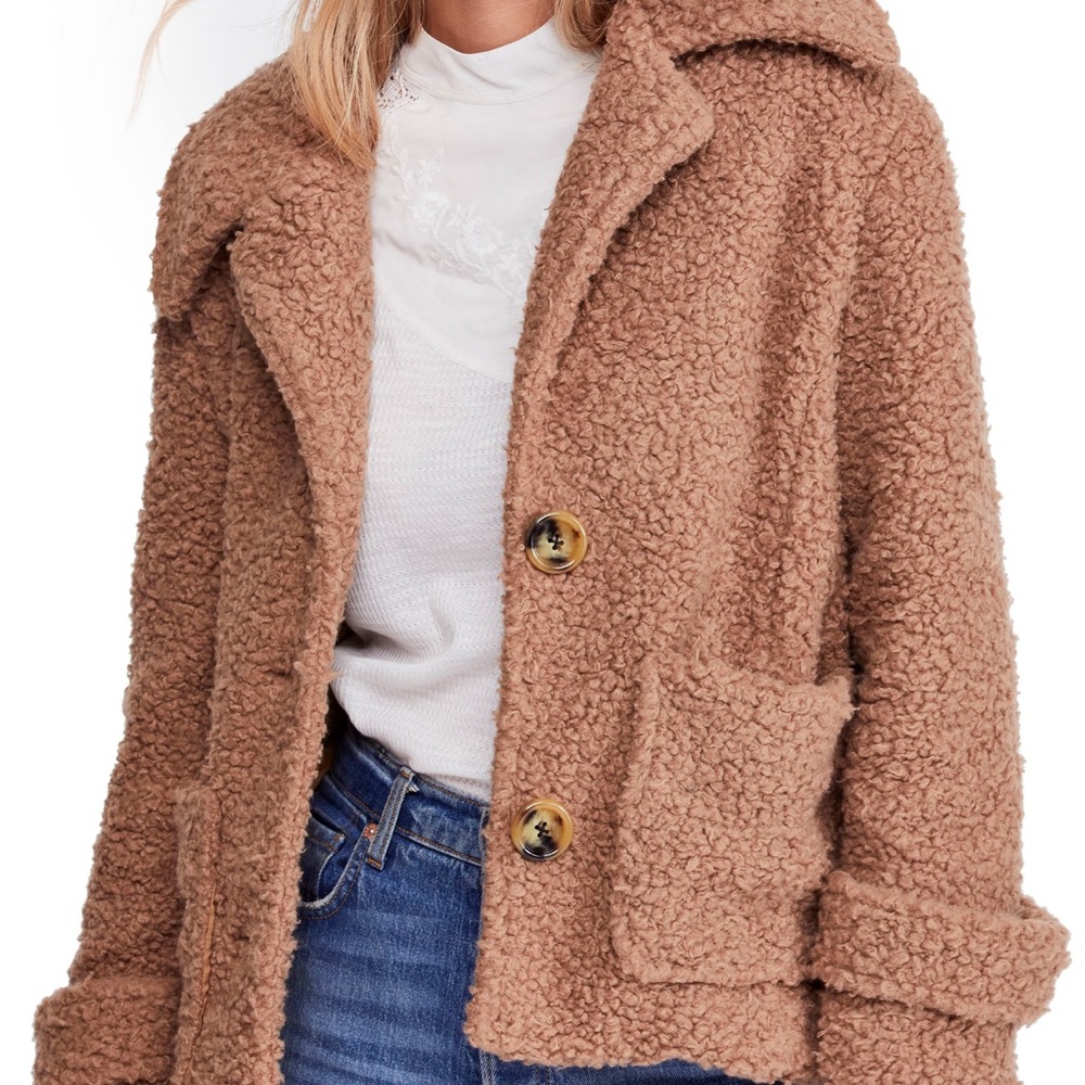 Free people Teddy coat